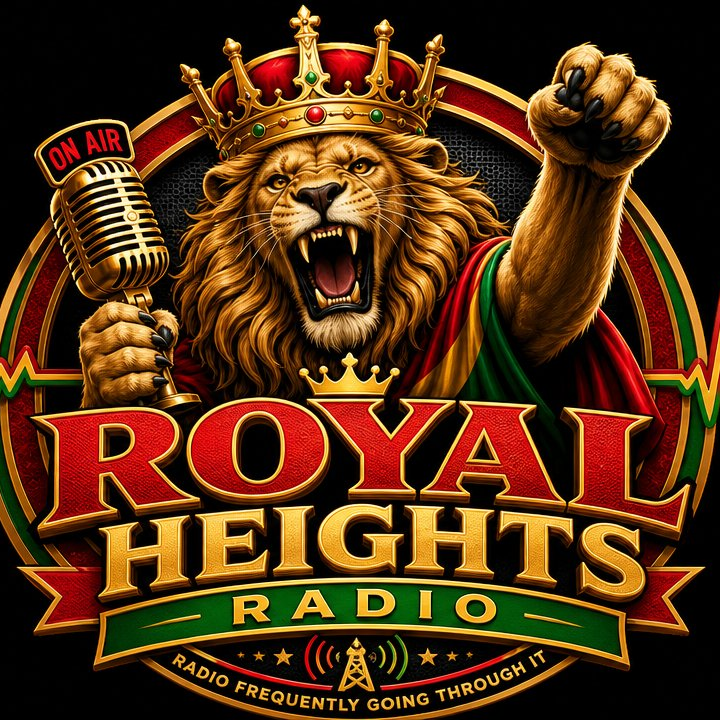 DJ Lion Heart — the lion and microphone emblem